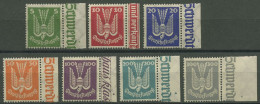 Dt. Reich 1924 Flugpostmarken Holztaube Seitenrand 344/50 SR Re. Postfrisch - Ungebraucht