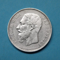 Belgien 1873 5 Franc Leopold II. (Mük8/5 - Ohne Zuordnung