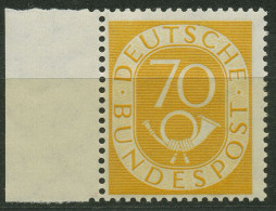 Bund 1951 Posthorn Bogenmarken Mit Seitenrand 136 SR. Li. Postfrisch Geprüft - Neufs