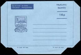 FALKLAND ISLANDS(1978) Ram. Caravel. 14p Illustrated Aerogramme. - Islas Malvinas