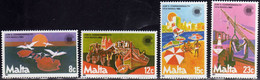 MALTA 1983 COMMONWEALTH DAY GIORNATA COMPLETE SET SERIE COMPLETA MNH - Malta