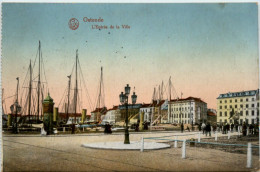 Ostende - L Entree De La Ville - FeldpostK. Pr. 3. Garde Feldart. Regiment - Oostende