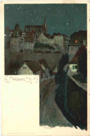 Meissen Dom - Litho - Künstler Ak Kley - Meissen