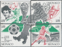 Monaco 1963-1966 (kompl.Ausg.) Postfrisch 1990 Fußball-WM90 Italien - Ongebruikt