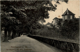 Mühlhausen I. Th., Hirschgraben Mit Alter Stadtmauer - Mühlhausen