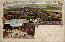 Gruss Aus Untermassfeld Bei Meinigen - Litho - Schmalkalden