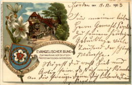 Wartburg - Lutherstube - Evangelischer Bund - Litho - Eisenach