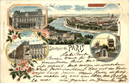 Souvenir De Paris - Litho - Otros & Sin Clasificación