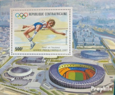 Zentralafrikanische Republik Block420 (kompl.Ausg.) Postfrisch 1987 Olympische Sommerspiele 1988 - Unused Stamps