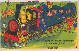 76 - FECAMP - CARTE A SYSTEME - Fécamp