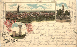 Gruss Aus Düren - Litho - Düren