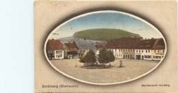 Schönberg - Marktansicht Mit Berg - Görlitz