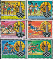 Zentralafrikanische Republik 679A-684A (kompl.Ausg.) Postfrisch 1980 Olympia - Nuevos