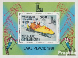 Zentralafrikanische Republik Block80A (kompl.Ausg.) Postfrisch 1980 Olympia - Unused Stamps