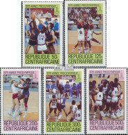 Zentralafrikanische Republik 653A-657A (kompl.Ausg.) Postfrisch 1979 Olymp. Sommerspiele 1980, Moskau - Nuevos