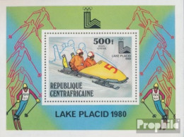 Zentralafrikanische Republik Block68A (kompl.Ausg.) Postfrisch 1979 Olympische Winterspiele 1980 - Nuevos