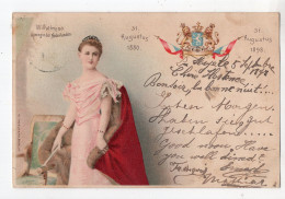 137 - FAMILLE ROYALE - HOLLANDE - Konigin Der Nederlanden *1898* - Royal Families