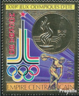 Zentralafrikanische Republik 622A (kompl.Ausg.) Postfrisch 1979 Olympia - Unused Stamps