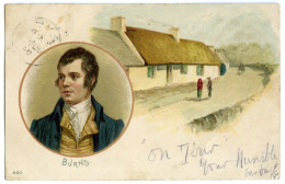 BURNS COTTAGE, ALLOWAY / AYR CDS POSTMARK / RUTHERGLEN, BERRYKNOWE (CRAWFORD) - Ayrshire