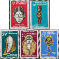 Gabun 238-242 (kompl.Ausg.) Postfrisch 1966 Kunst - Gabon