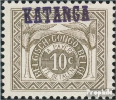 Katanga P1F Postfrisch 1960 Portomarken - Katanga
