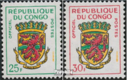 Kongo (Brazzaville) D1-D2 (kompl.Ausg.) Postfrisch 1968 Dienstmarken - Neufs