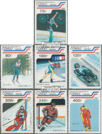 Kongo (Brazzaville) 1162-1168 (kompl.Ausg.) Postfrisch 1989 Olympische Winterspiele 1992, Alber - Ungebraucht