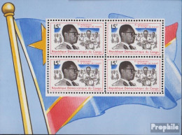 Kongo (Kinshasa) Block7 (kompl.Ausg.) Postfrisch 1966 Mobutu - Ungebraucht