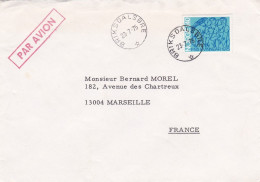 Norvège-1975-lettre De BRIKDALSBRE  Pour MARSEILLE-13 -tp FNs KINNEAR  Seul Sur Lettre....cachet  23-7-75 " - Storia Postale