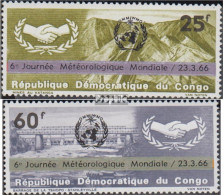 Kongo (Kinshasa) 252-253 (kompl.Ausg.) Postfrisch 1966 Meteorologie - Neufs