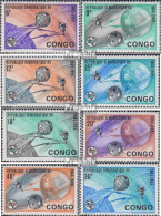 Kongo (Kinshasa) 227-234 (kompl.Ausg.) Postfrisch 1965 Fernmeldeunion - Ungebraucht