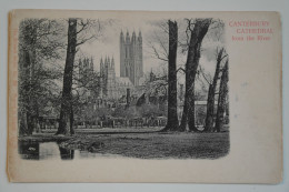 CPA Sépia CANTERBURY CATHEDRAL From The River -  CHA02 - Canterbury