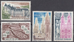 FRANCE - 1974/1975 - Lotto Di 4 Valori Usati: Yvert 1807/1810. - Used Stamps