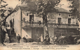 Carjac * Hôtel De La Croix Blanche CALMETTES Propriétaire , Avenue Des Platanes * Garage * Villageois - Autres & Non Classés