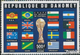 Dahomey 571A (kompl.Ausg.) Postfrisch 1974 Fußball - Benin - Dahomey (1960-...)