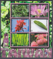 Grenada - 2008 - Flora Of Taiwan: Flowers, Fuits - Yv 5061/66 - Sonstige & Ohne Zuordnung