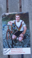 Cyclisme - Roger Hammond Champion Du Monde Signé - Wielrennen