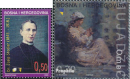 Bosnien-Herzegowina 293,297 (kompl.Ausg.) Postfrisch 2003 Josip Stadler, O. Mujadzic - Bosnia Herzegovina