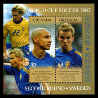 Grenada - 2002 - World Cup: Sweden - Yv Bf 635 - 2002 – Corea Del Sur / Japón
