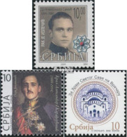 Serbien Z24,Z26,Z27 (kompl.Ausg.) Postfrisch 2009 Zwangszuschlag - Serbia