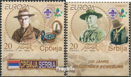 Serbien 196Du-197Du (kompl.Ausg.) Postfrisch 2007 Pfadfinder - Serbia