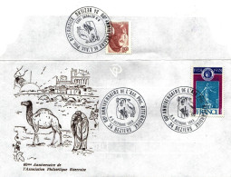 *Enveloppe Souvenir - 60è Anniversaire Association Philatélique De BEZIERS (34) - Temporary Postmarks
