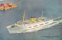 Bateau Commerce Paquebot " M/S PRINSESSAN MARHARETHA " Göteborg * Sverige Suède - Steamers