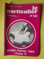 Le Particulier Nº640 / Janvier 1983 - Non Classés