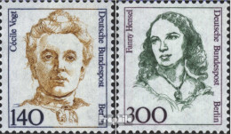 Berlin (West) 848-849 (kompl.Ausg.) Ersttagsblatt 1989 Frauen - Vogt, Hensel - 1. Tag - FDC (Ersttagblätter)