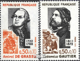 Frankreich 1806-1807 (kompl.Ausg.) Postfrisch 1972 Berühmte Franzosen - Nuevos