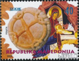 Makedonien 783 (kompl.Ausg.) Postfrisch 2016 Weihnachten - Macedonia