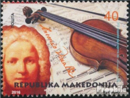 Makedonien 774 (kompl.Ausg.) Postfrisch 2016 Antonio Vivaldi - Macedonië