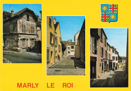 78 Marly Le Roi Vues CPM Blason , Rue Alexandre Dumas Rue Goysevox Sculpteur , Grande Rue - Marly Le Roi