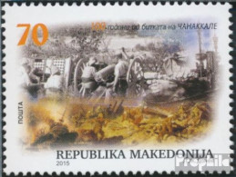 Makedonien 724 (kompl.Ausg.) Postfrisch 2015 Schlacht Von Gallipoli - Macedonië